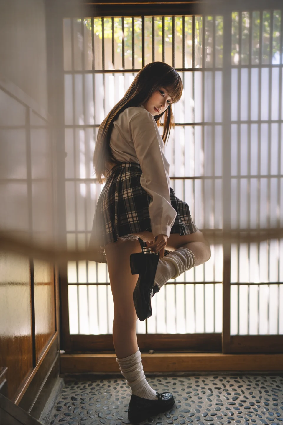 蠢沫沫 – JK [32P-371MB] tg@simisebaisi 【丝足阁】004.webp